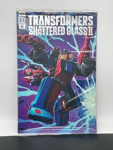 IDW TRANSFORMERS SHATTERED GLASS II 3 Slicer Hasbro Pulse Cover Exclusive New