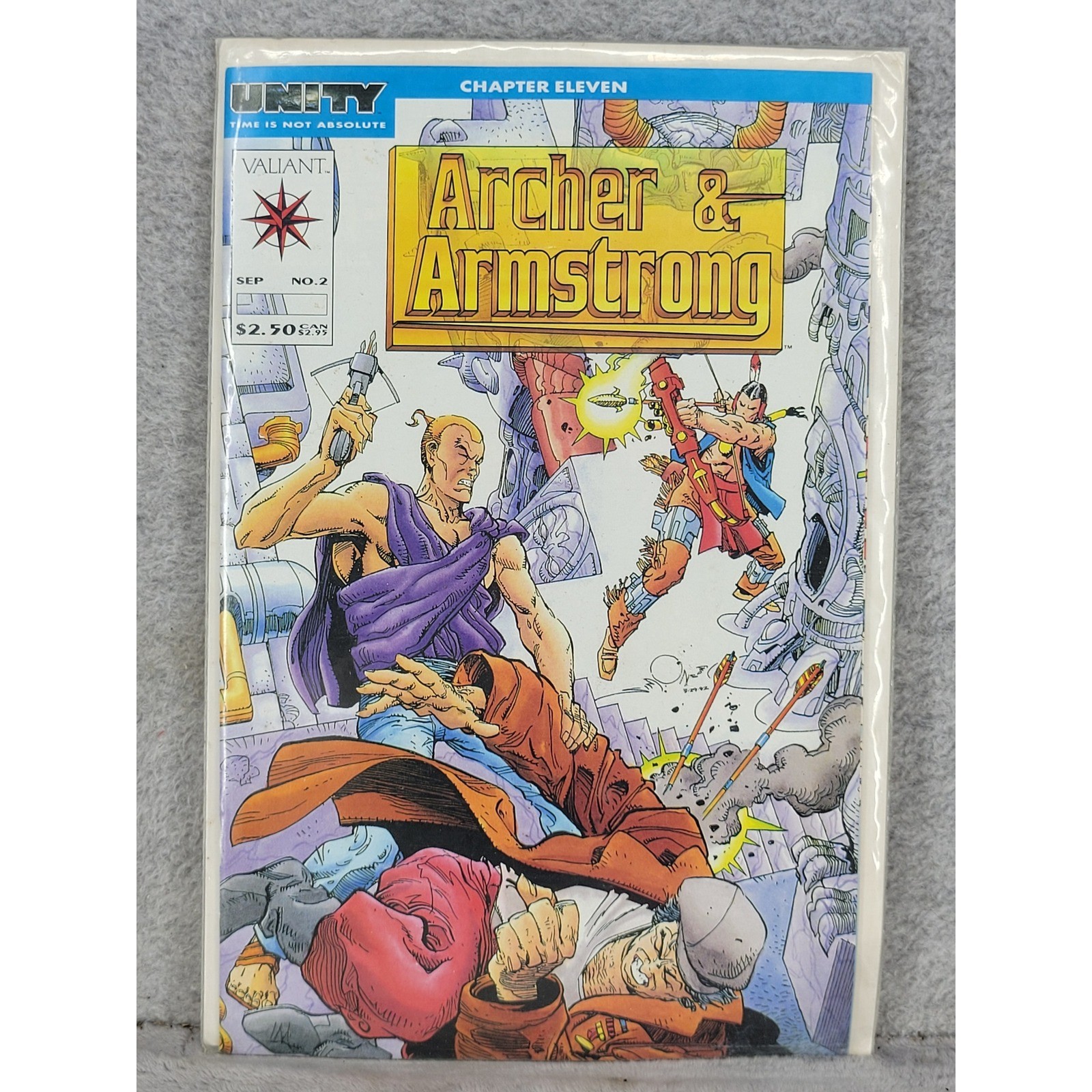 Vintage Valiant Archer & Armstrong #2 Unity Chapter 11 Comic Book 1992 10.25\