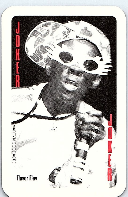 1992 NME Flavor Flav Pop Rock Trading Card New Musical Express