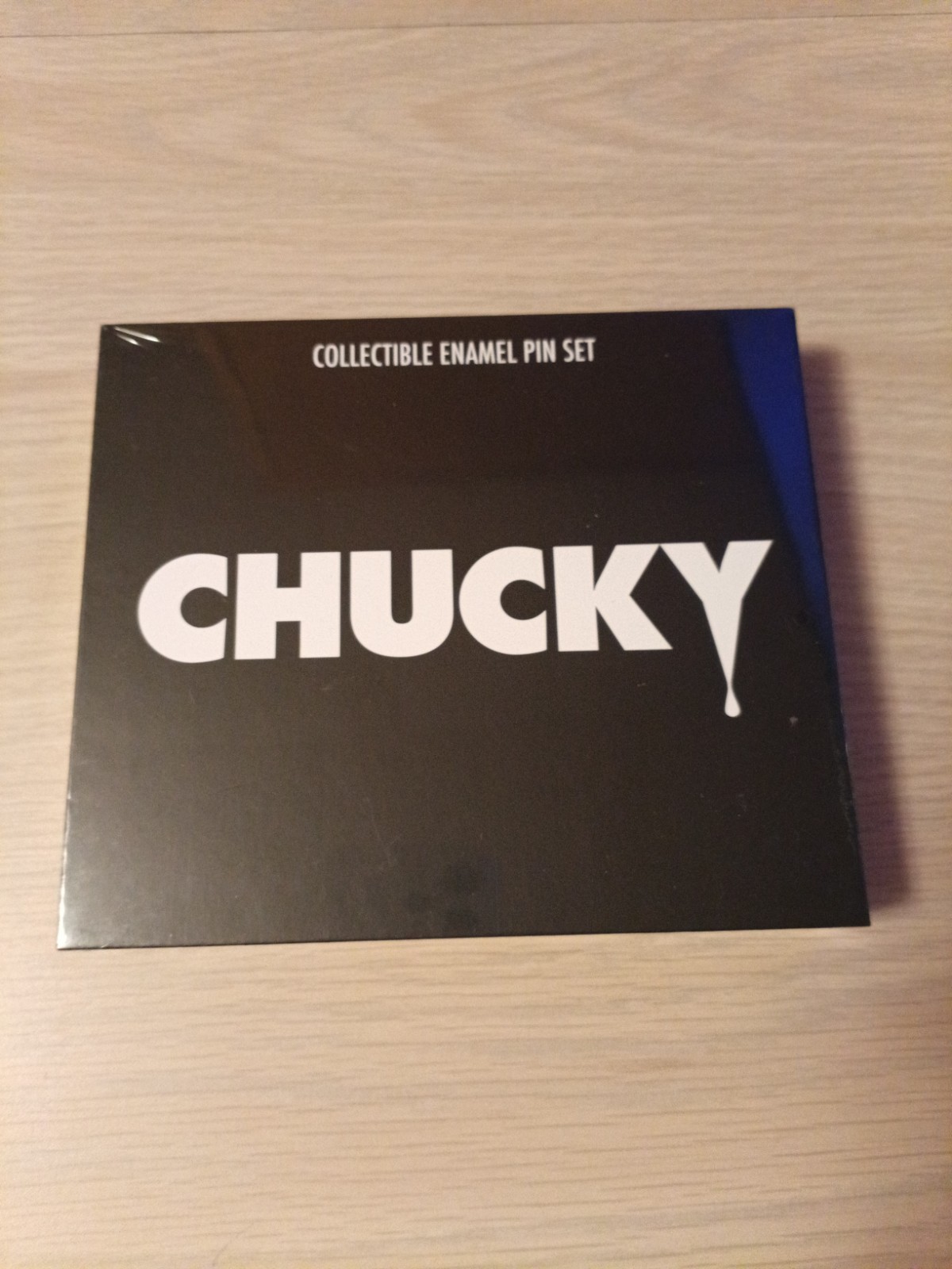 Chucky Collectible Enamel Pin Set Stream Factory Gutter Grabs New Sealed Horror
