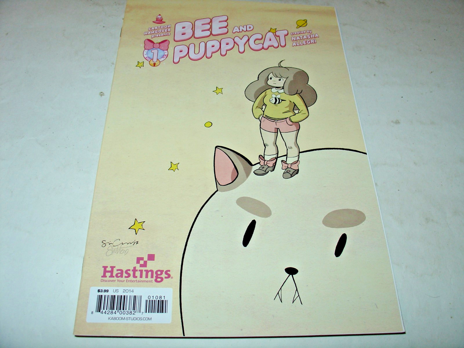 Bee and Puppycat #1 Hastings Sina Grace Variant (KaBoom Studios, 2014) NM+