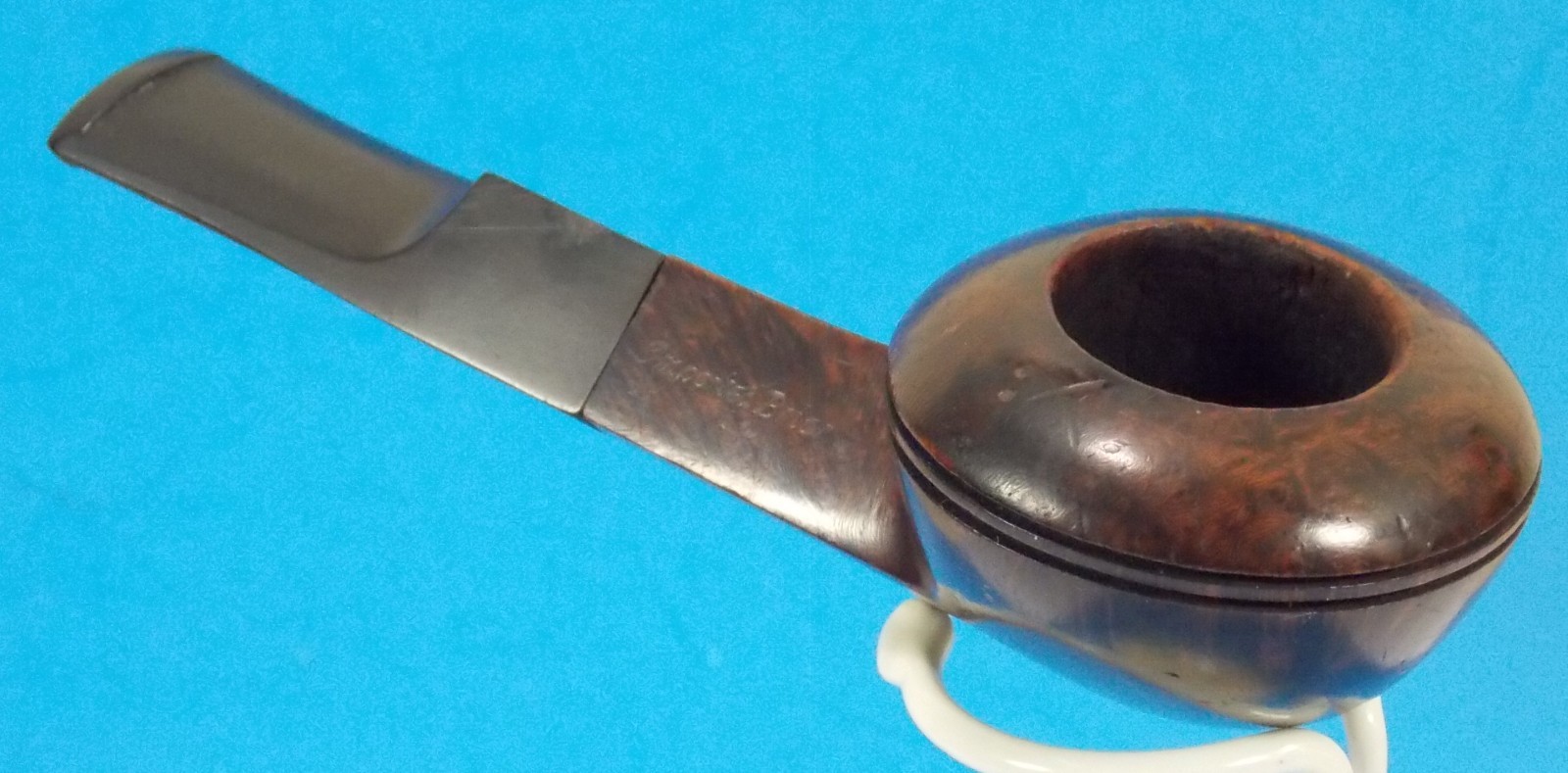 Vintage Tom Howard Hand Made Pipe Rhodesian Bulldog Variant Signed 1940 Clean