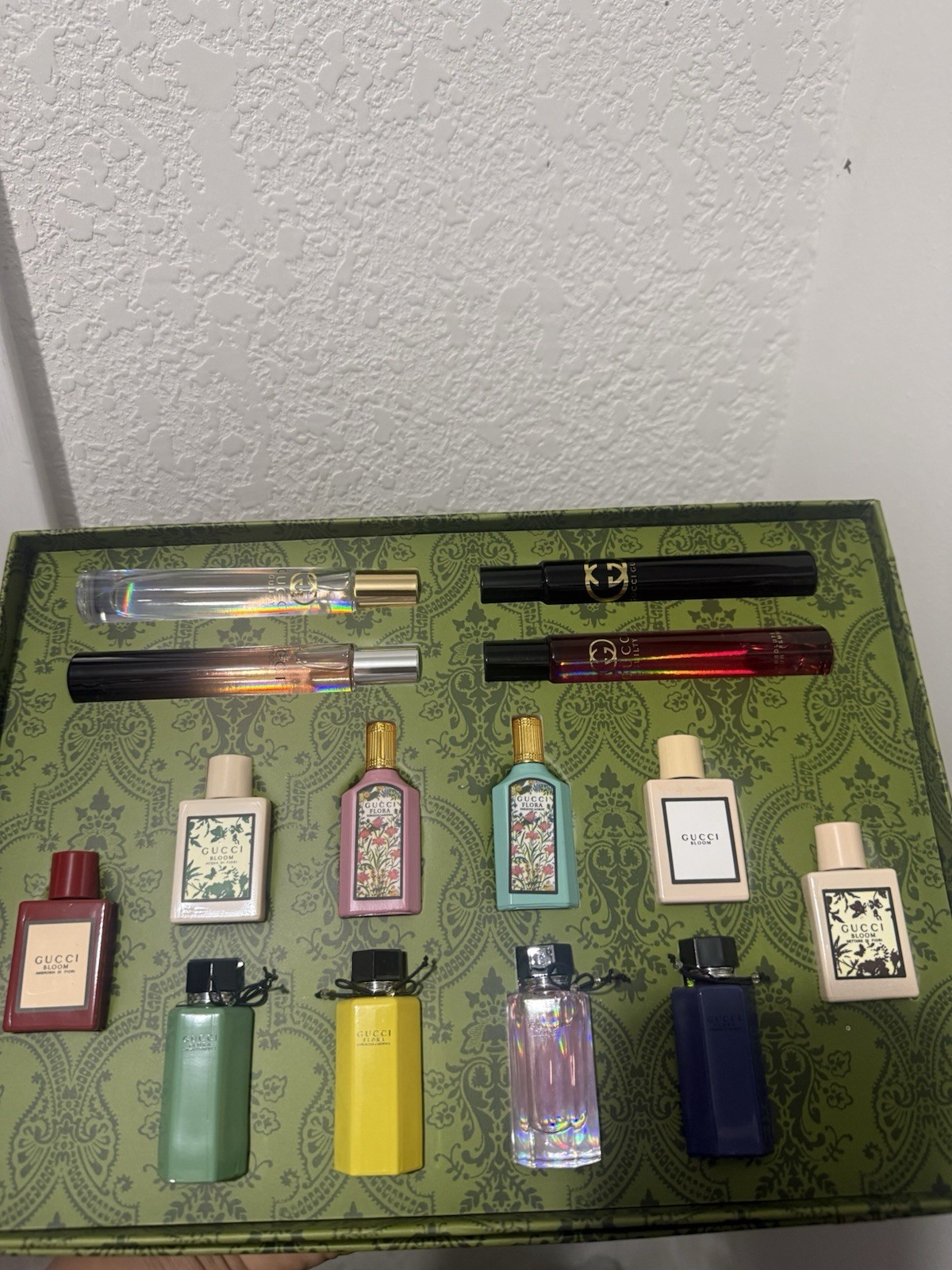Gucci Collectible Commercial Perfume Miniatures Gift Set Box