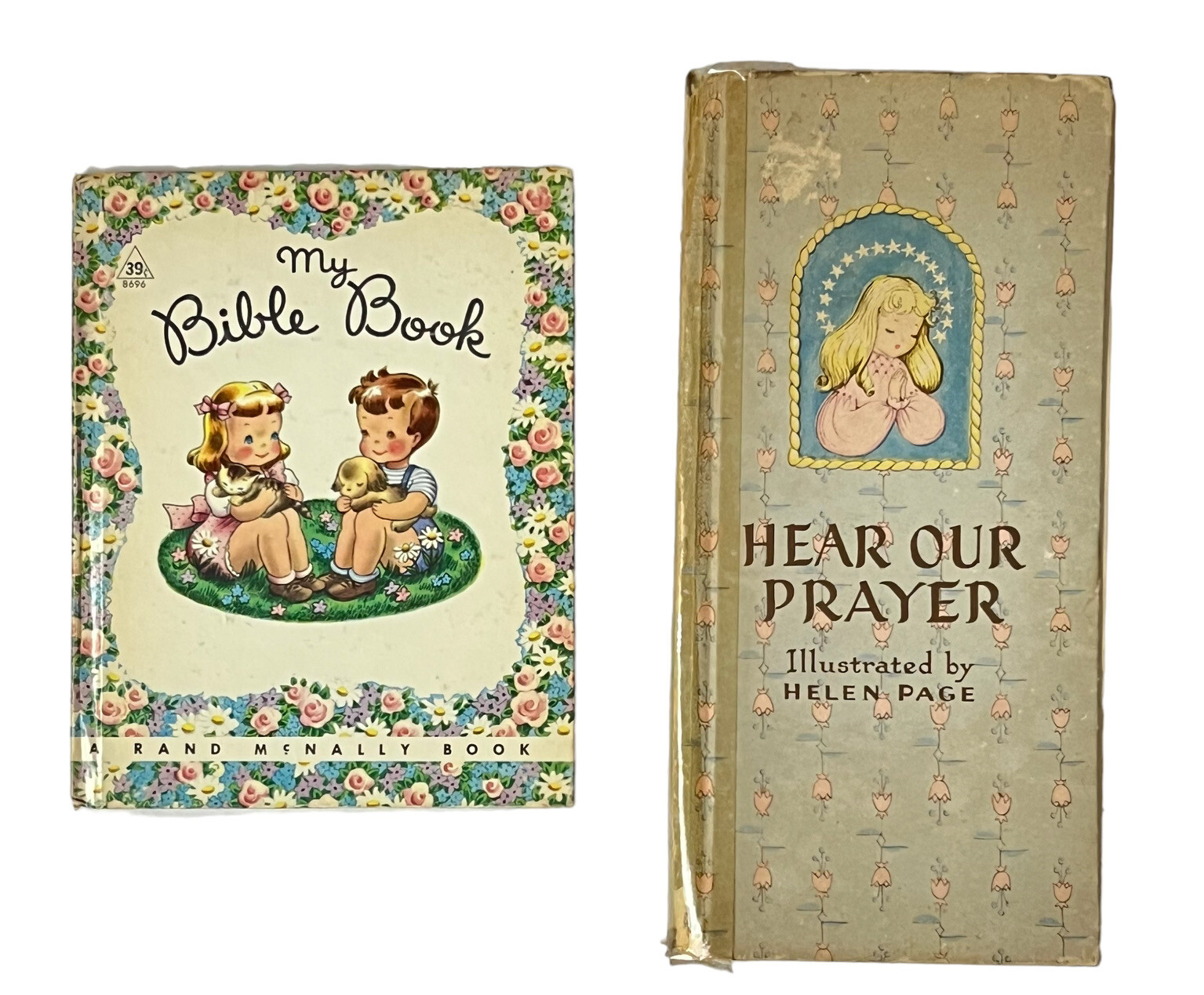 2 Vintage Children’s Books Hear Our Prayer My Bible Book McNally Sharon Stearns