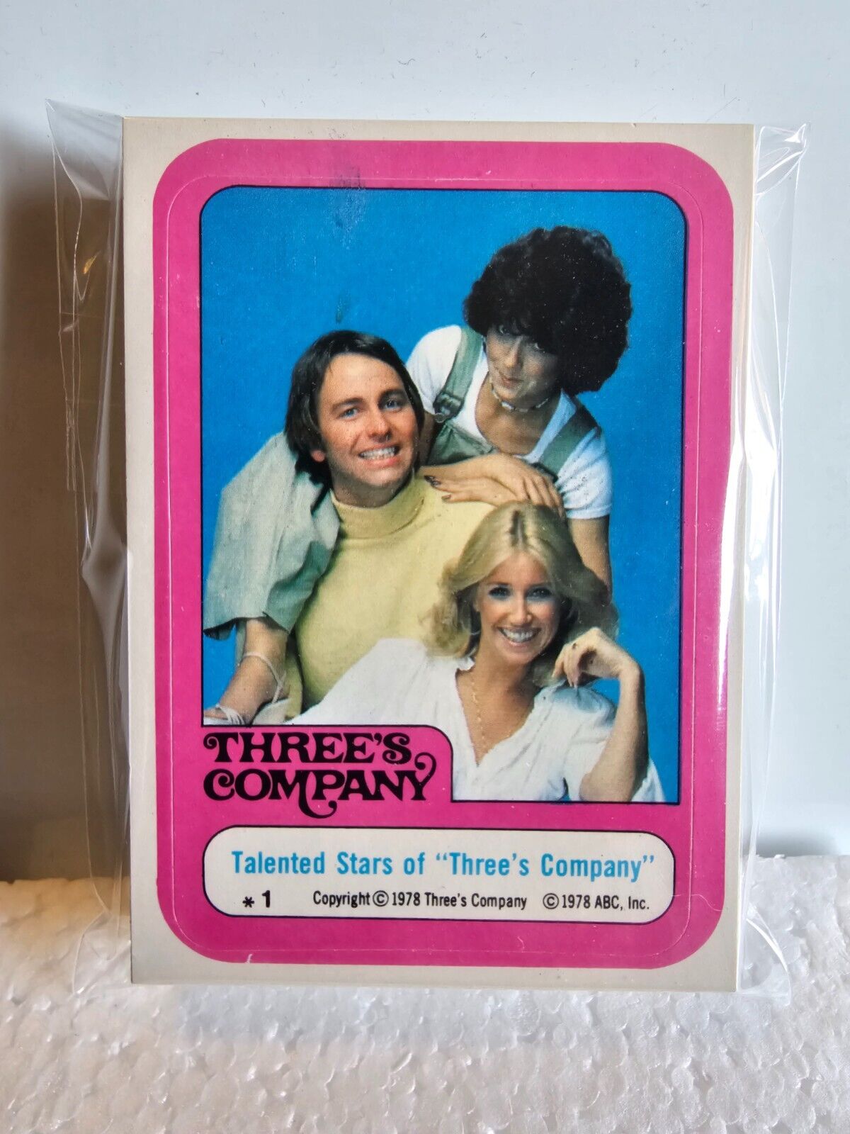 1979 Threes Company Sticker Complete Card Set (1-44)