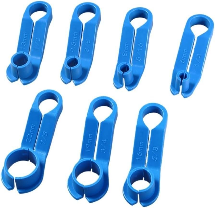 7pcs Fuel Line Disconnect Tool Set, Fuel Line Removal Tool, Includes 1/4 5/16 3/ 7pcs Fuel Line Disconnect Tool Set, Fuel Line Removal Tool, Includes 1/4 5/16 3/