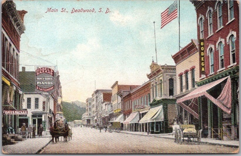 c1910s DEADWOOD, South Dakota Postcard \