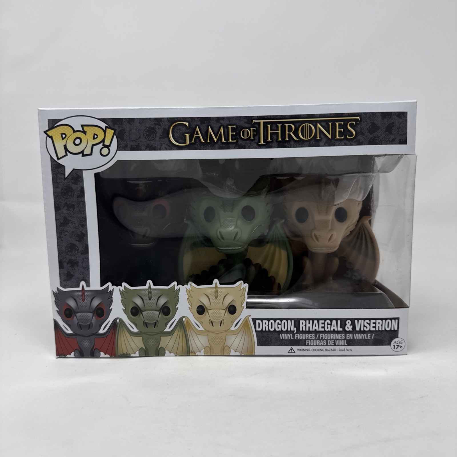 Funko Pop Vinyl: Game of Thrones - GOT - Dragon 3-Pack - HBO (Exclusive)