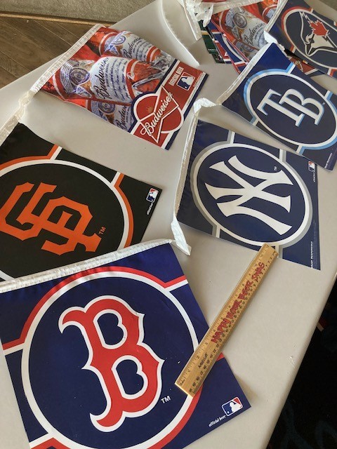 🔥 NEW 50' Budweiser 2012 MLB Baseball All Teams Double sided Beer String Banner
