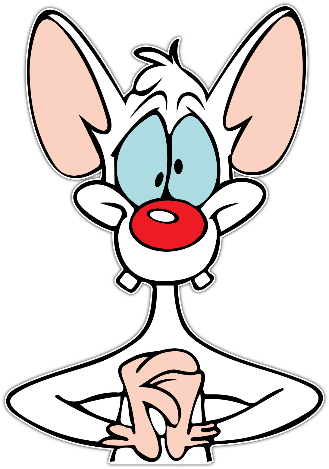 Pinky and The Brain Cartoon Car Bumper Window Locker Sticker Decal 3\