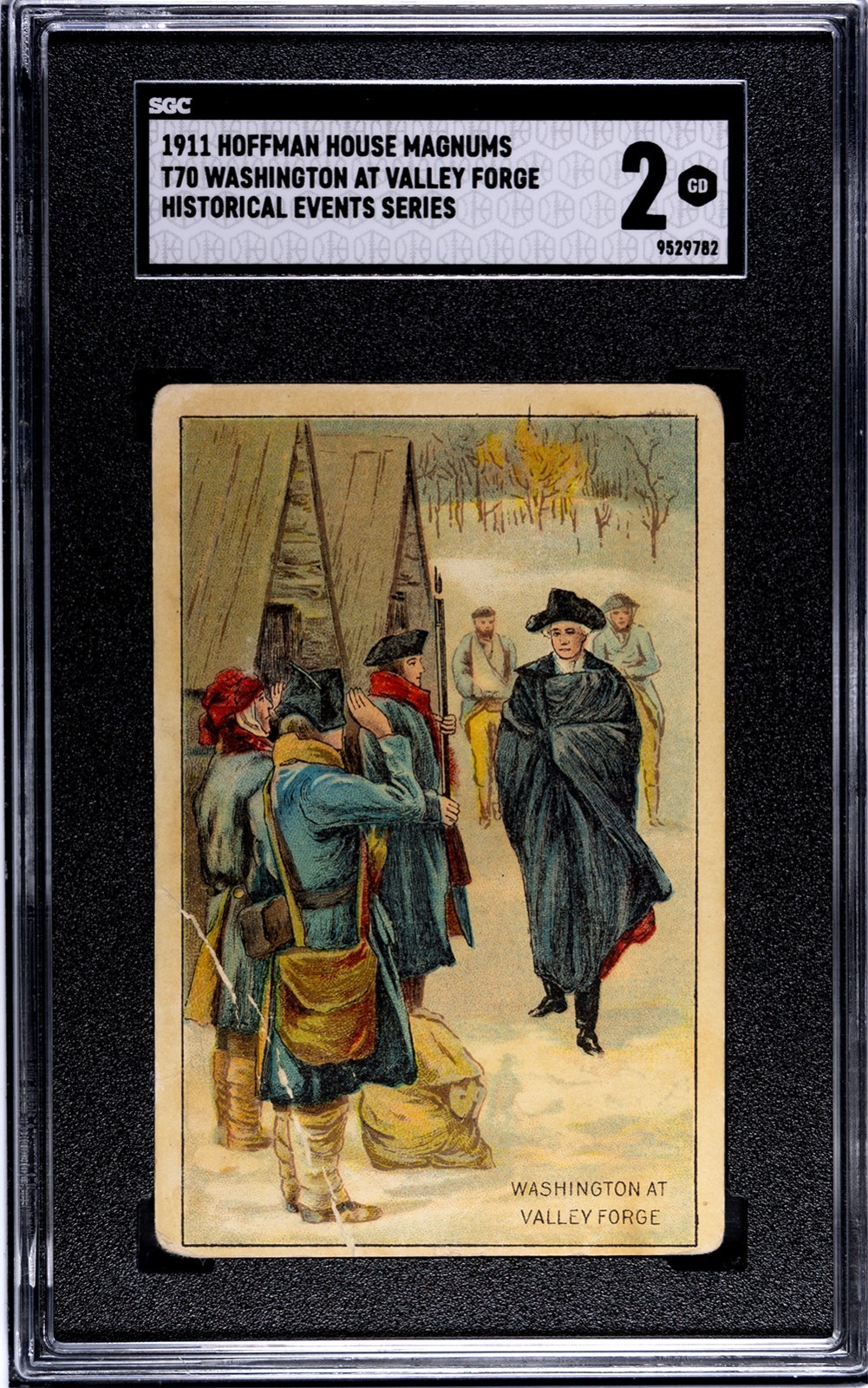 1911 Hoffman House T70 Historical Events (PSA 2 GD) Washington at Valley Forge