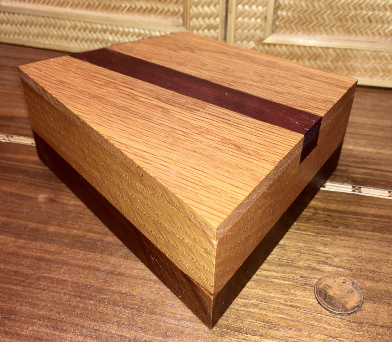Artisan Jewelry Box Rare Woods