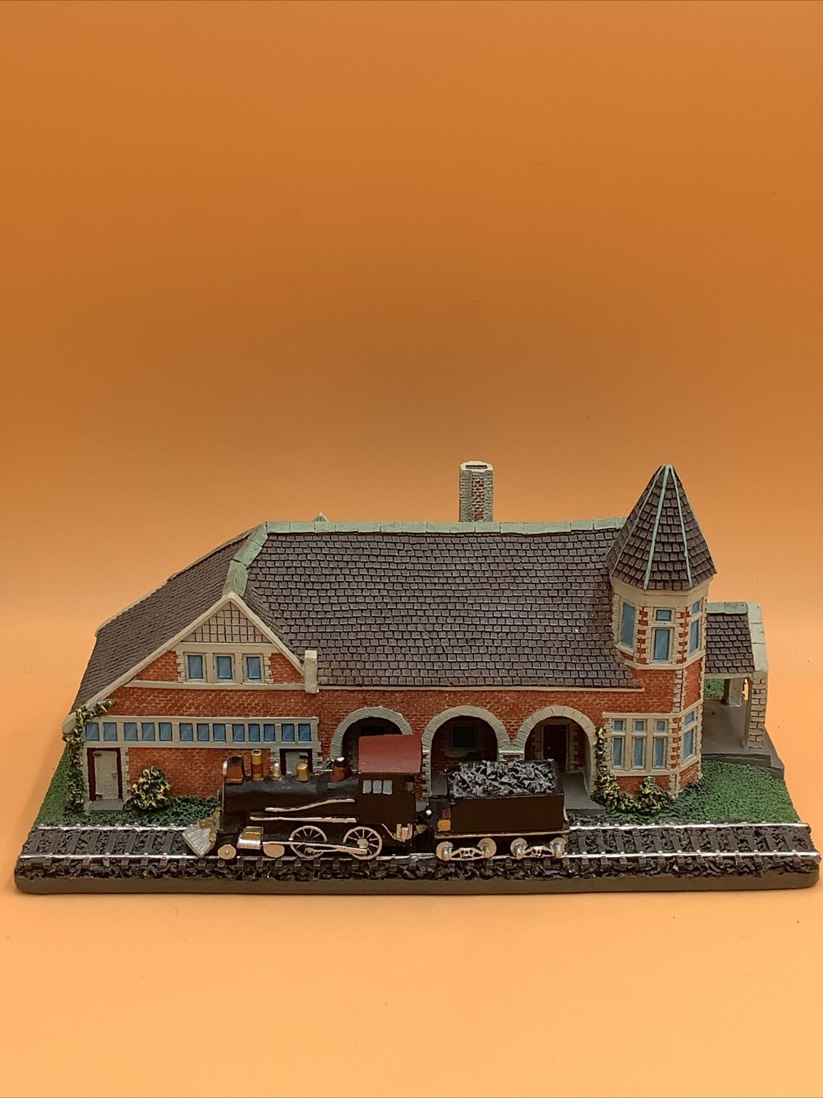 The Lockport Railroad Station 1994 Danbury Mint America\'s Historic Railways 