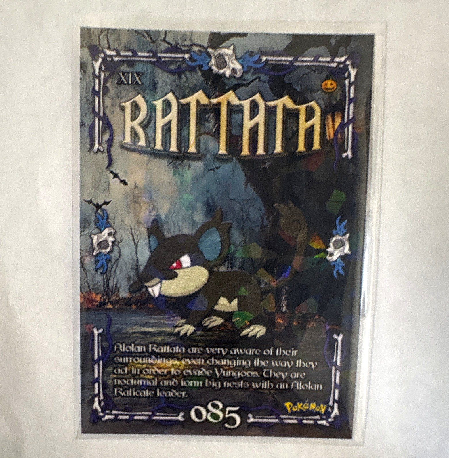 PRISMA 2024 Pokémon Trick or Trade Rattata Holo Card #085 English PRISMA 2024 Pokémon Trick or Trade Rattata Holo Card #085 English