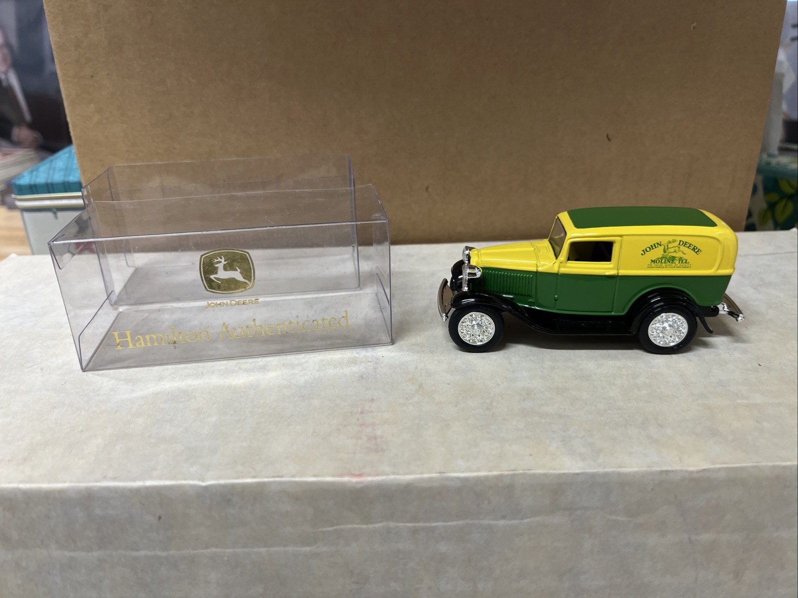Ertl John Deere Moline 1932 Ford Panel Delivery Truck. NIP, Box 326