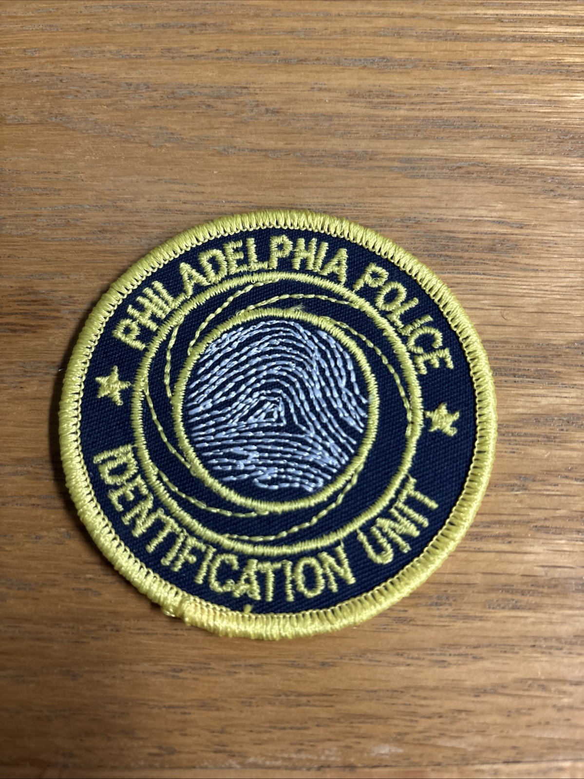 Philadelphia Police Identification Unit 3” Round Patch Historical Memoribilia Philadelphia Police Identification Unit 3” Round Patch Historical Memoribilia