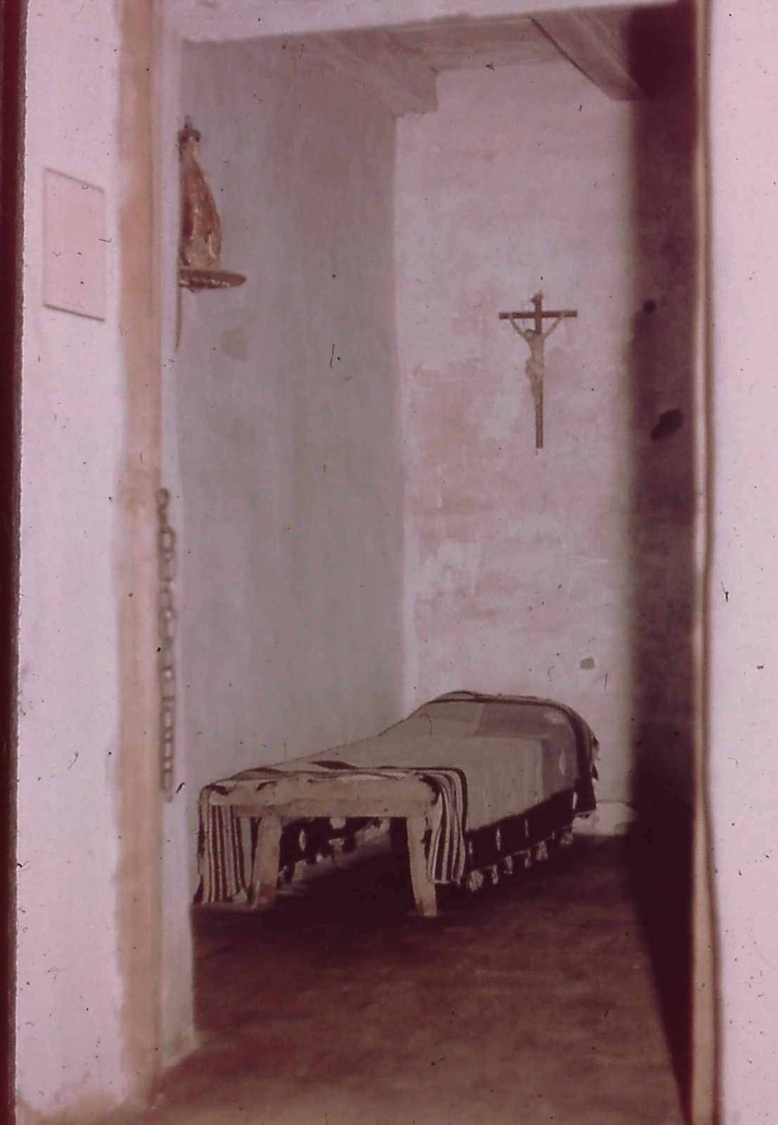 Photograph 35MM Slide Cell of Fray Junipero Serra  Mission Carmel CA