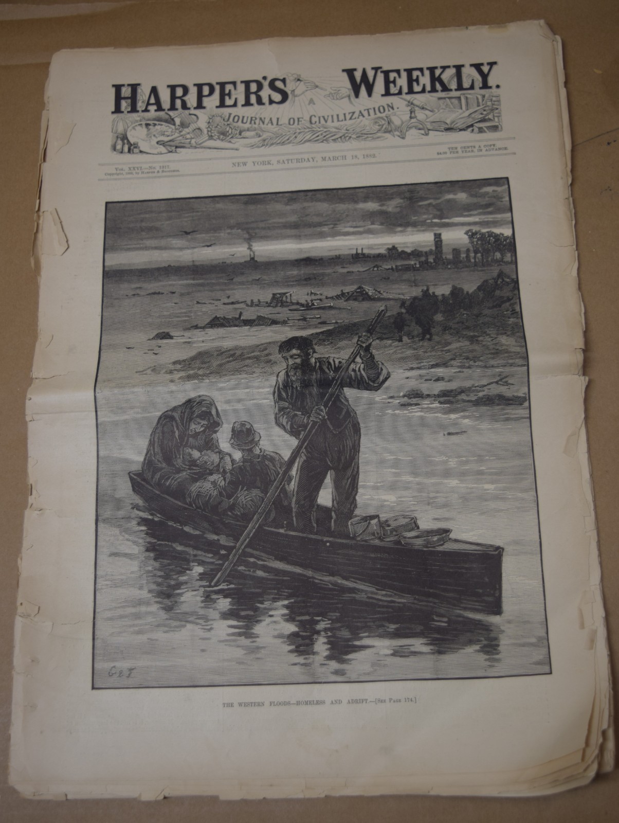 Harper\'s Weekly March 18, 1882 - Original Paper
