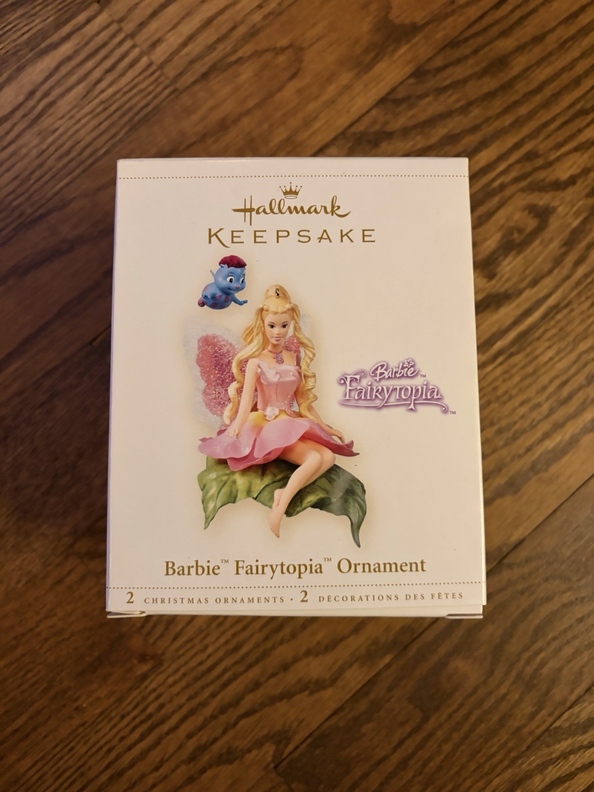 Hallmark Keepsake Barbie Fairytopia Elina & Bibble 2pc Ornament Set 2006 RARE 