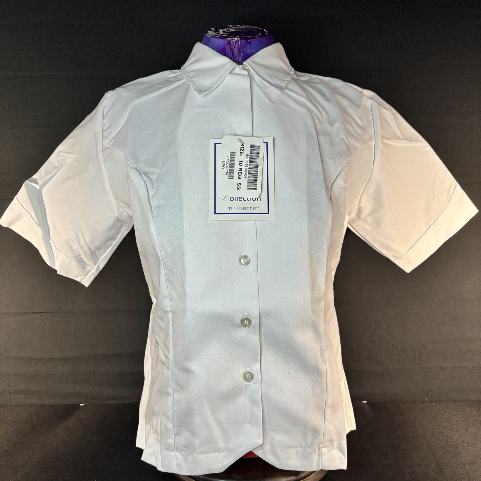 ARMY Service Short Sleeve Shirt Size Women Medium 10R Dress ASU Uniform Buttons