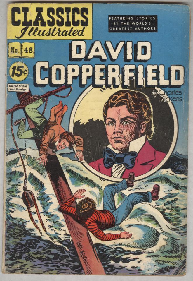 Classics Illustrated #48 April 1948 VG David Copperfield by Charles Dickens   
