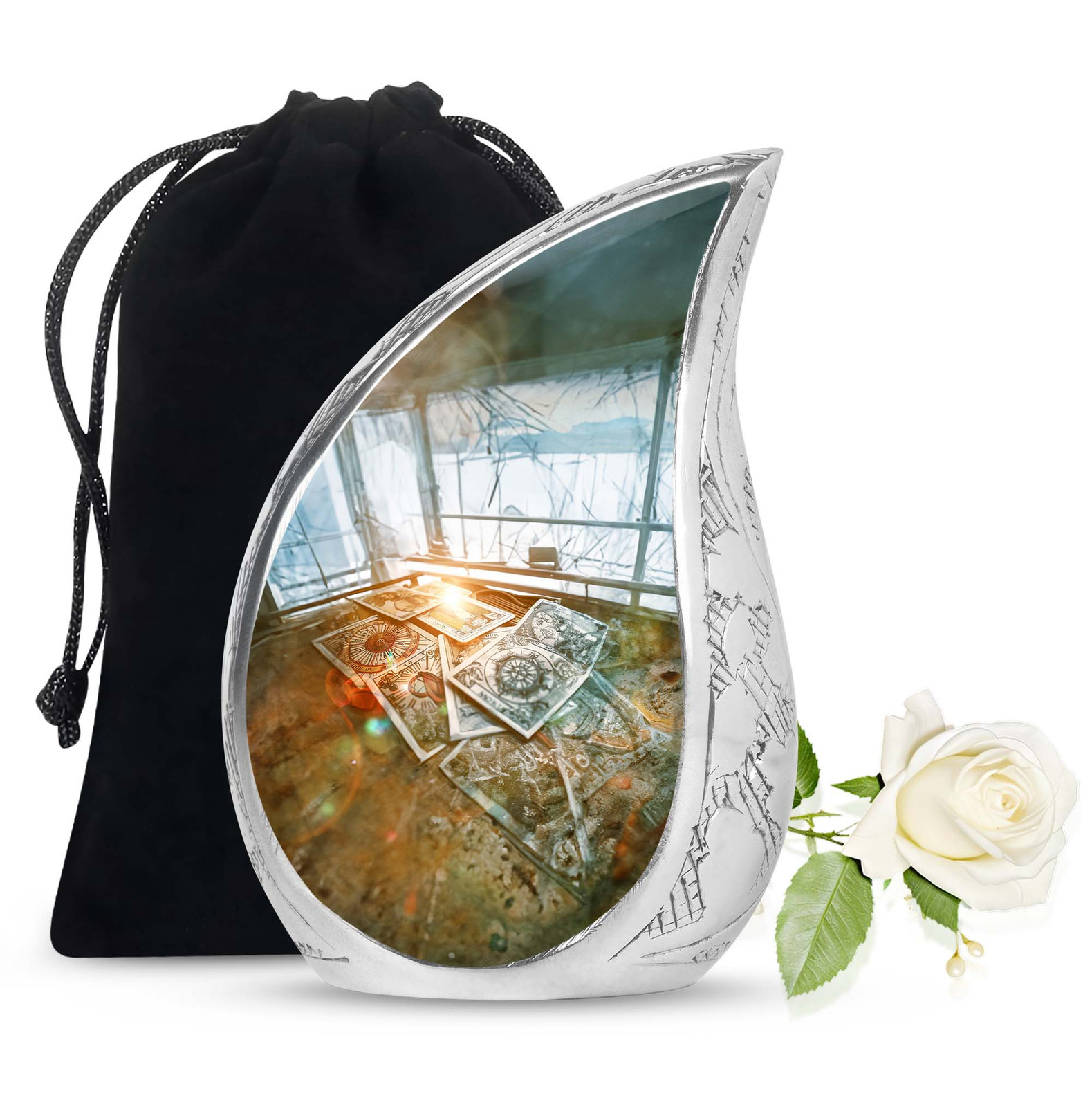 Tarot Urn For Ashes For Women Urn For Dad Urn For Ashes Adult Male 10 Inch