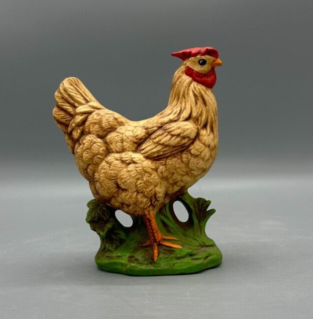 Ceramic Pottery Rooster Chicken Farmhouse Figurine Kitchen