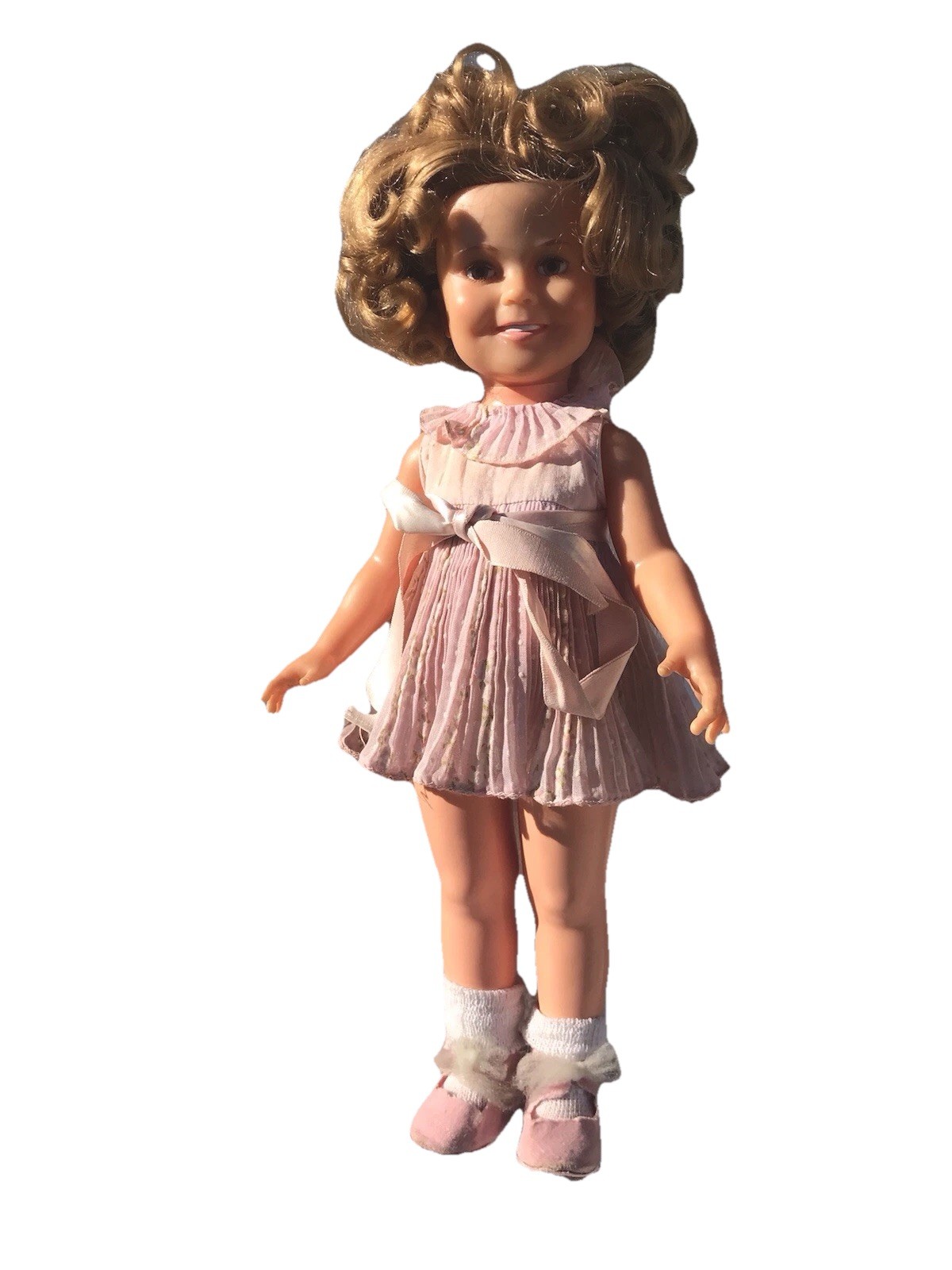 Vtg 70s 16” Hard Plastic Shirley Temple Doll Ideal Collectible