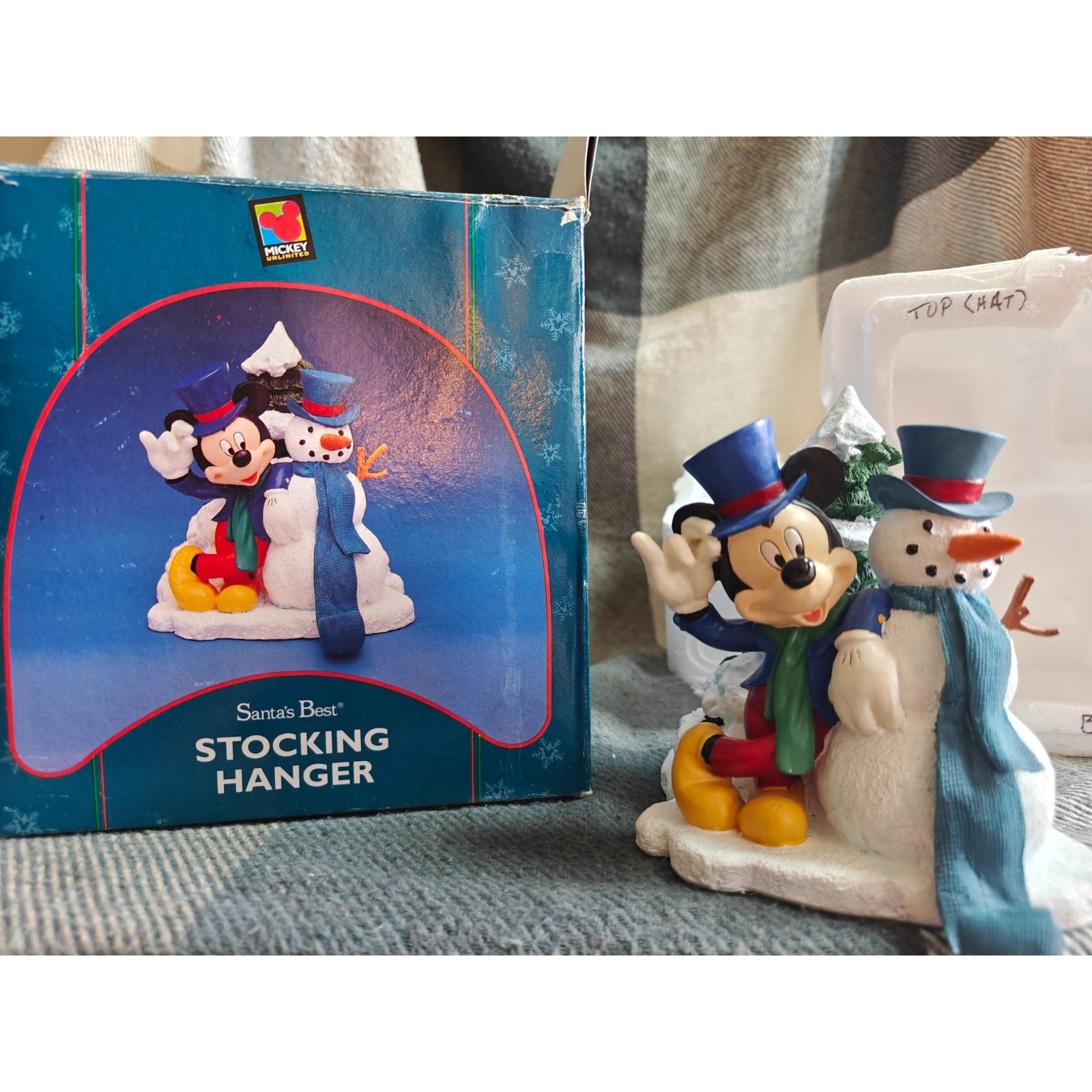 Vintage 1996 Mickey Mouse & Snowman Disney \