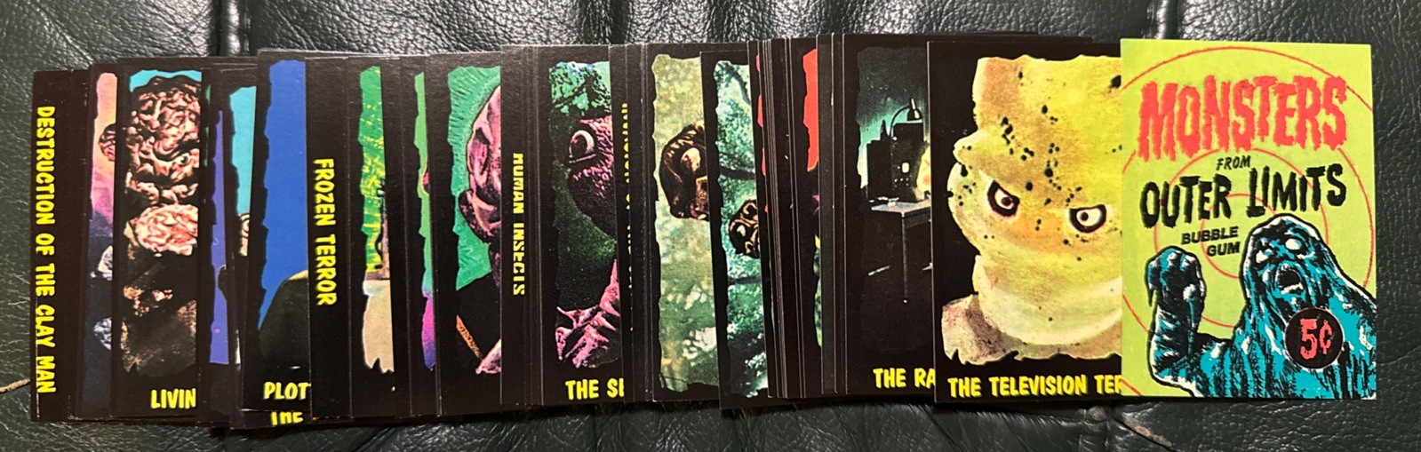 MONSTERS FROM OUTER LIMITS 1964 Reprint Card Set 50 Original Images Ltd to 5,000
