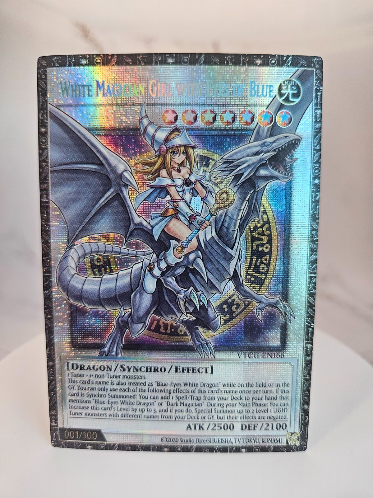 White Magician Girl Eyes of Blue *ENGLISH* Starlight Over/Extended Art GM Frame