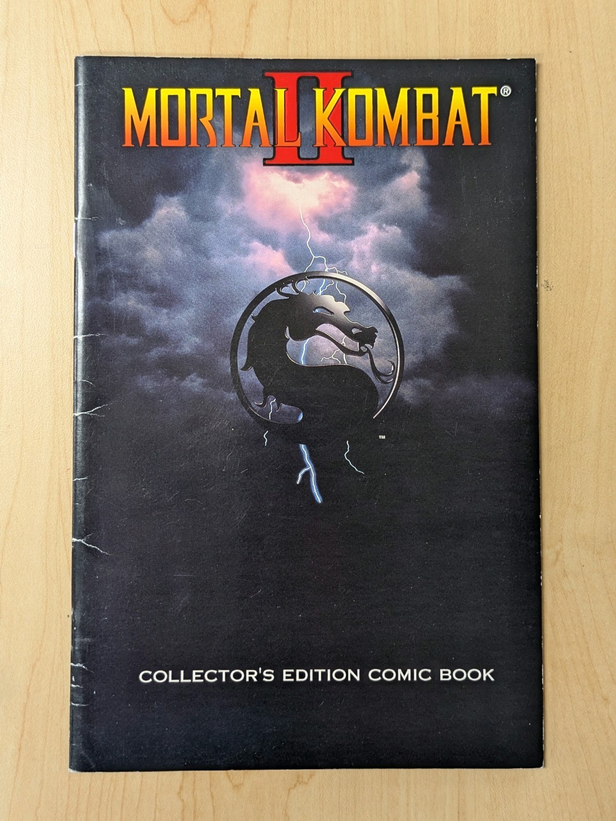 Mortal Kombat II Collector's Edition Comic 1994 Mail Away Midway