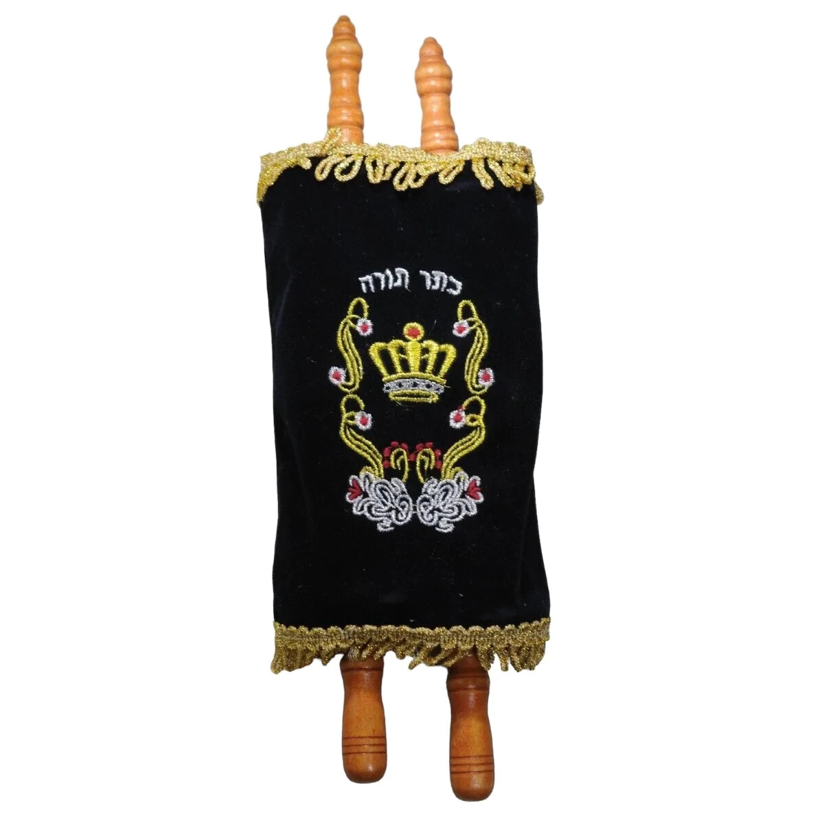 Small Hebrew Sefer Torah Scroll Book Jewish Israel Holy Bible  7.9 