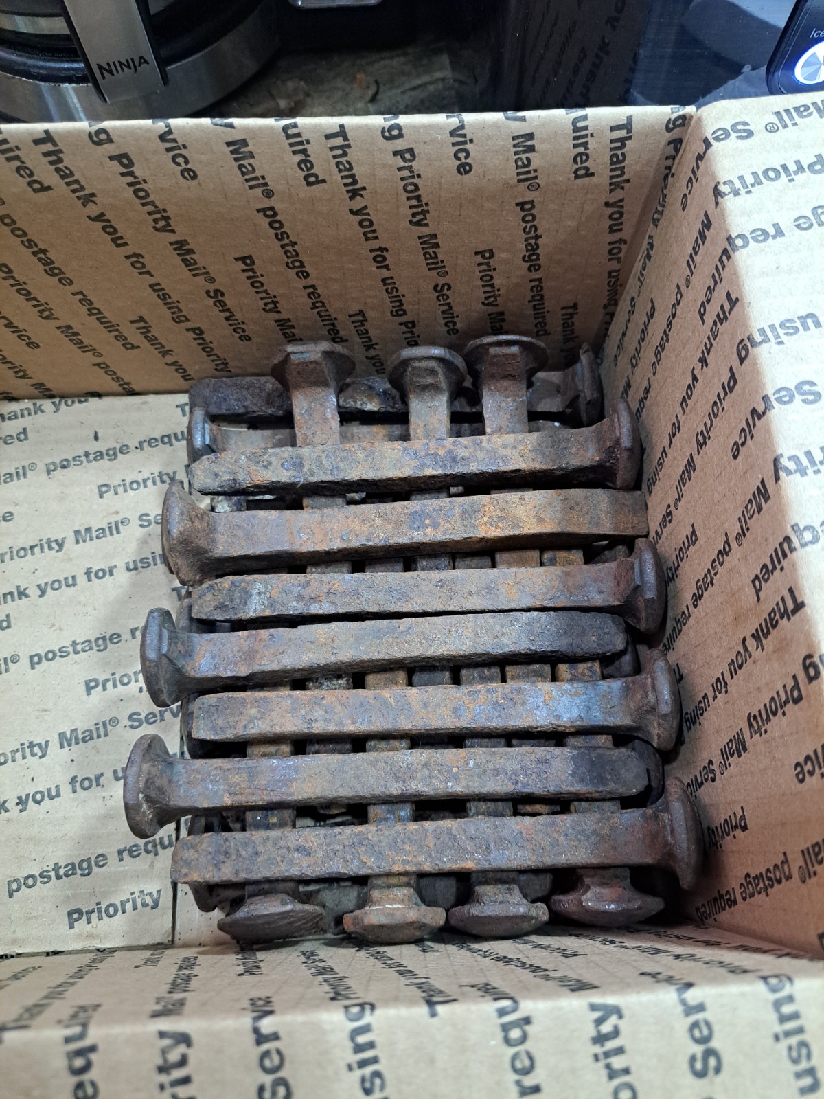 Lot of 25 High Carbon Railroad Spikes