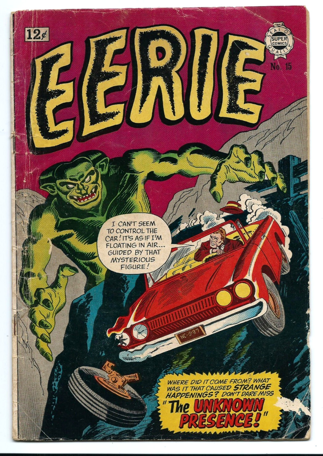 EERIE #15 -- SUPER COMICS SILVER AGE HORROR -- 1964 -- 