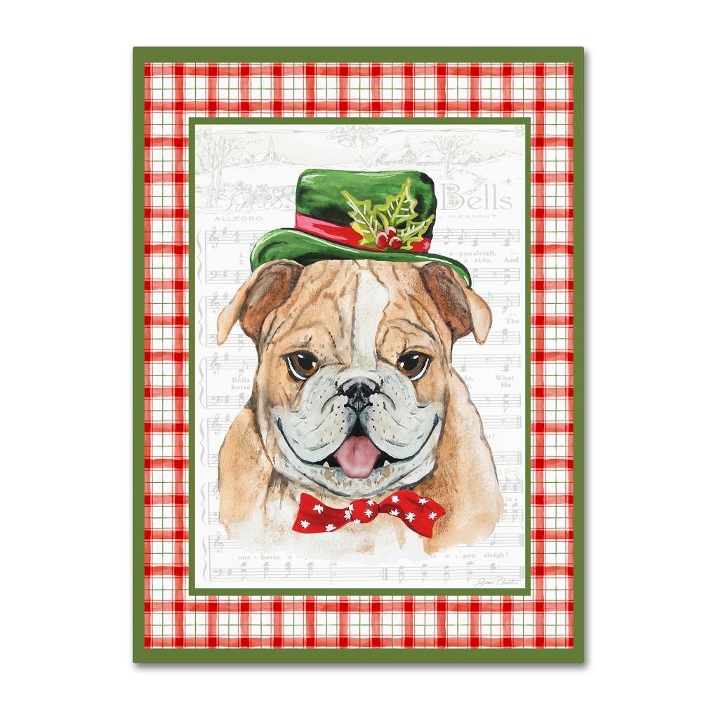 Trademark Fine Art ALI17406-C1419GG Christmas Song Dogs 3