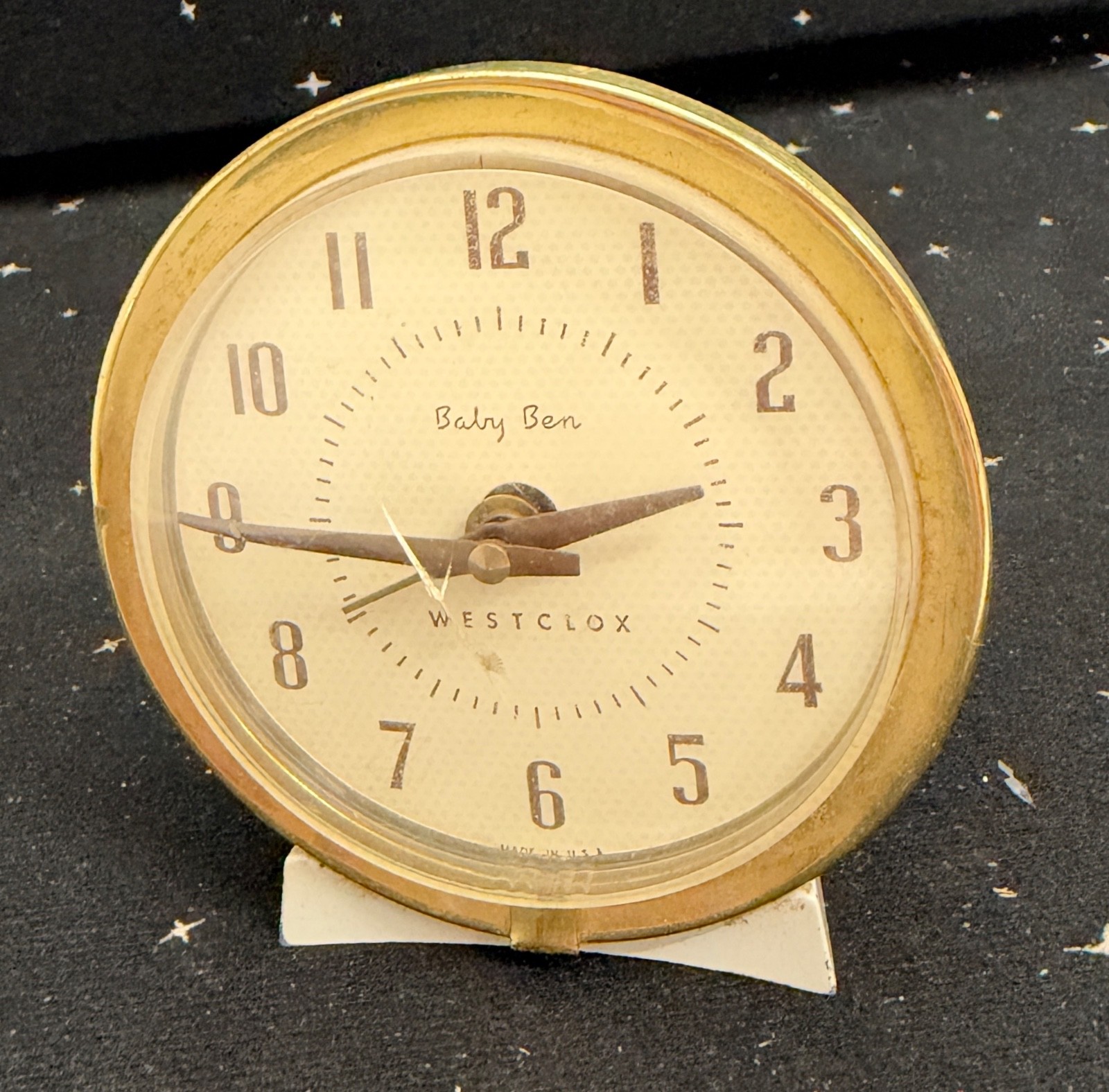Vintage Westclox Baby Ben Wind-Up Alarm Clock 1956-1964 Works