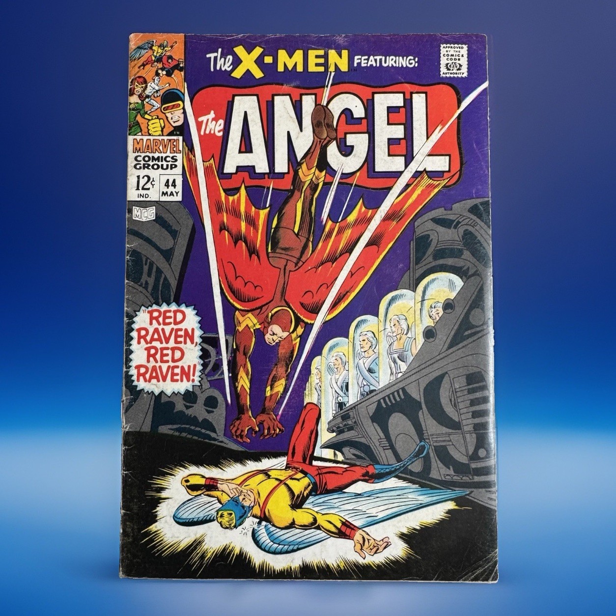  X-Men #44 Marvel 1968 1st Appearance Red Raven Origin Iceman Marvel 