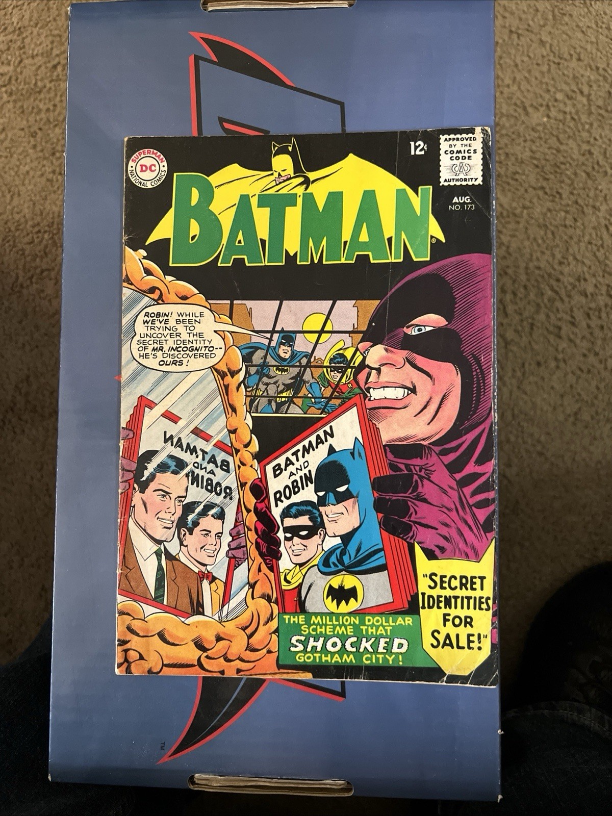 Batman #173  1st Appearance Mr. Icognito Robin DC Comics 1965