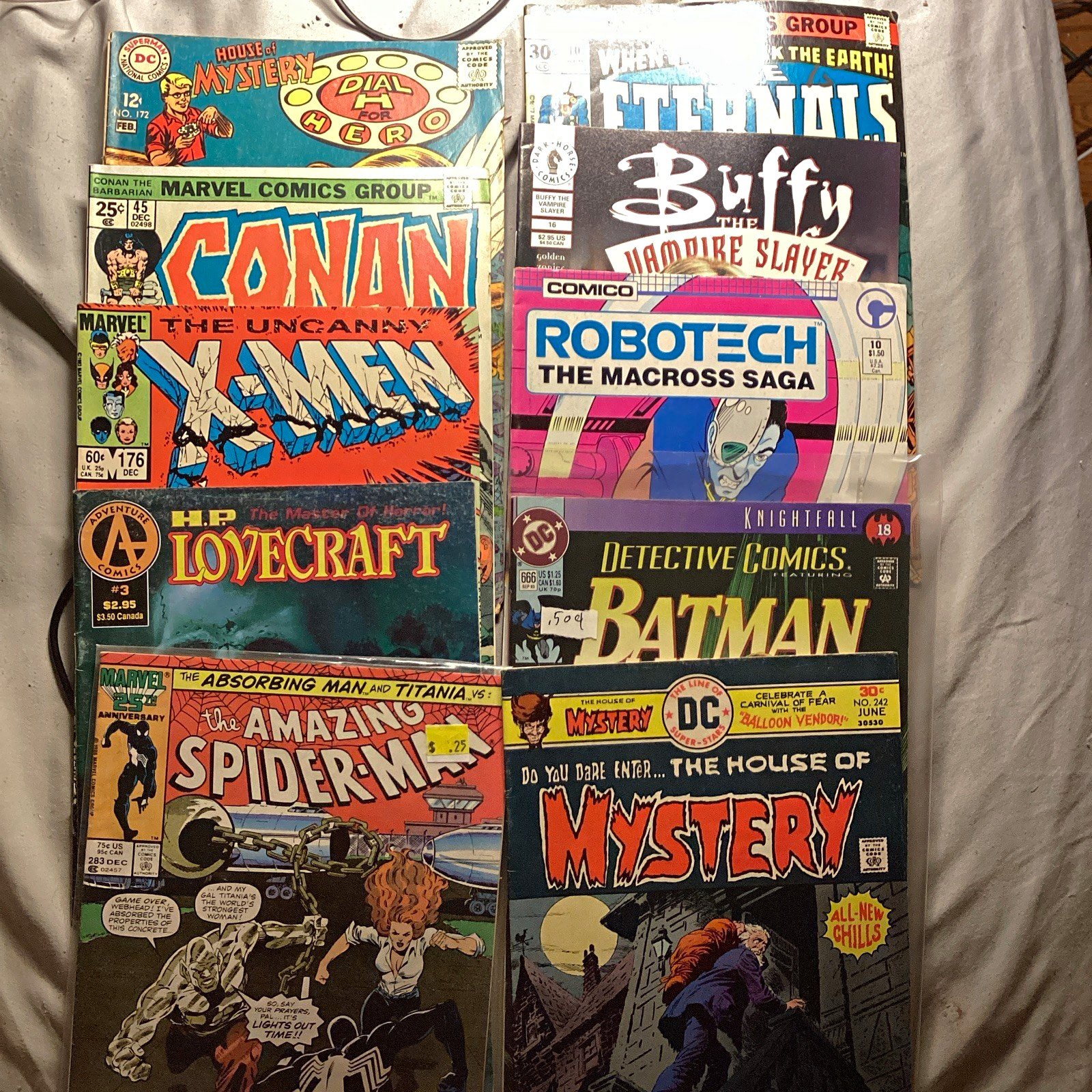  Vintage Eclectic Comic Book LOT of Ten  L👀K