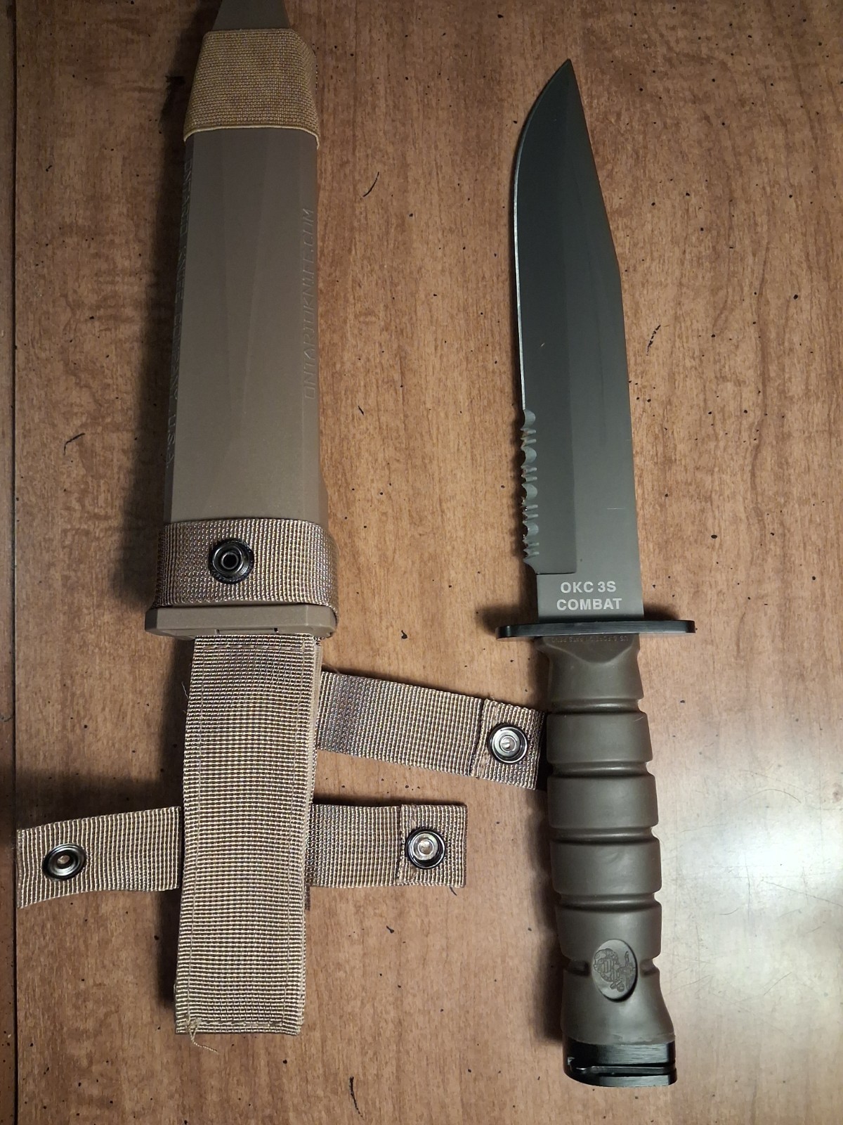 Ontario Knife Company OKC 3S Combat Knife USMC Ontario Knife Company OKC 3S Combat Knife USMC