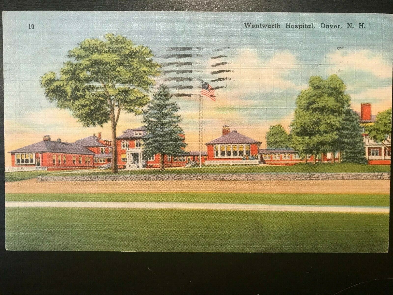 Vintage Postcard 1946 Wentworth Hospital Dover New Hampshire 
