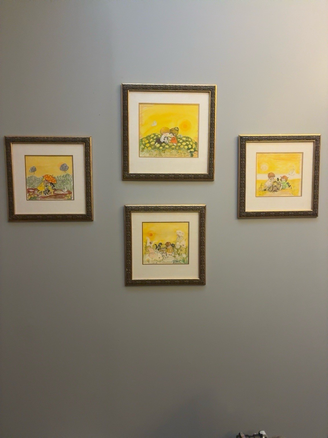Susan Perl Original 1969 Kraft Velveeta Advertising Art w Provenance 4 Framed