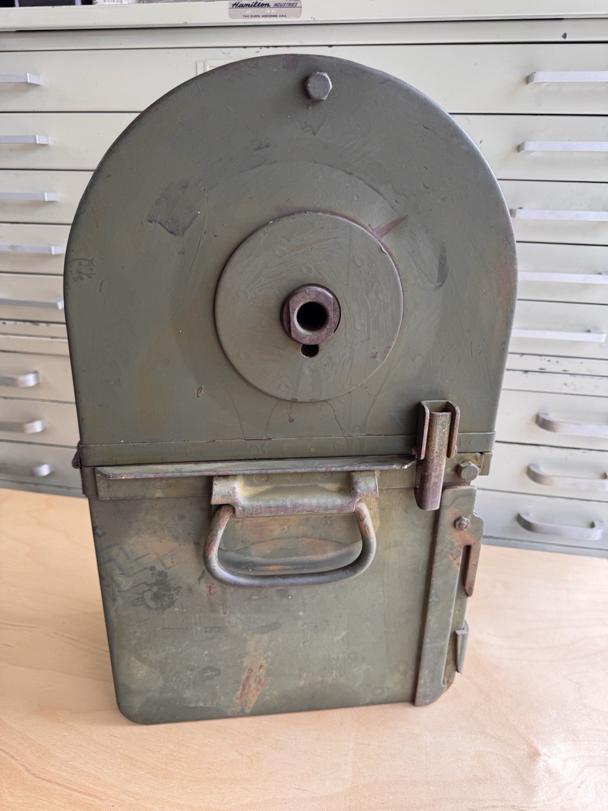 Original 50 Cal Tombstone Ammo Chest WW2 M2 Quad Mount Half Track