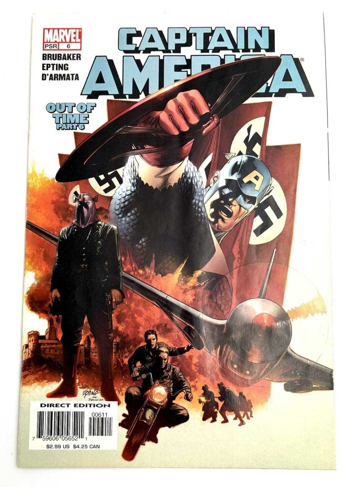 Captain America #6 2005 9.2 NM- 🔑 1st Winter Soldier