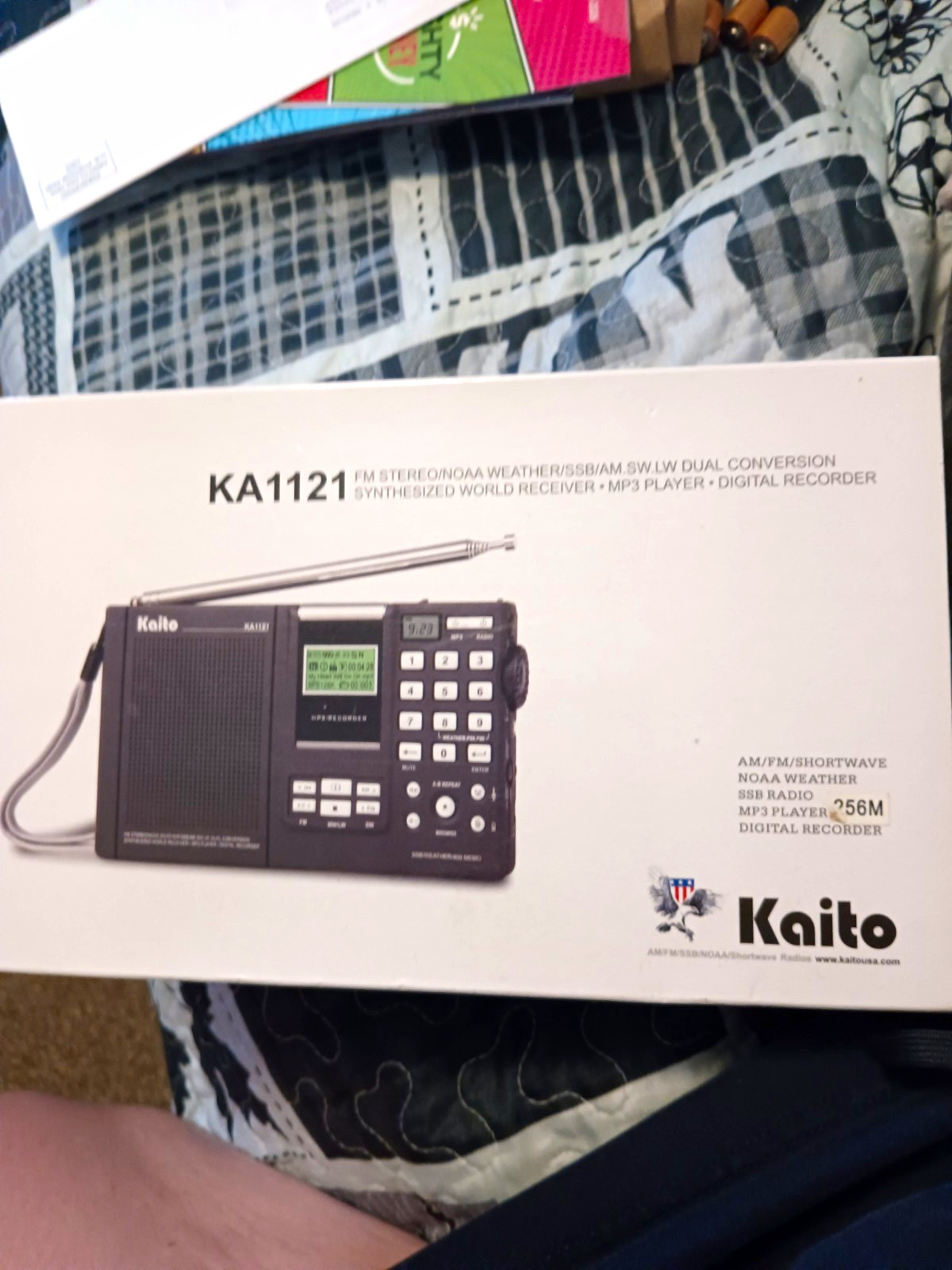 Kaito KA1121 AM/FM/SW/LW/NOAA Weather Radio MP3 Player Digital Recorder Kaito KA1121 AM/FM/SW/LW/NOAA Weather Radio MP3 Player Digital Recorder