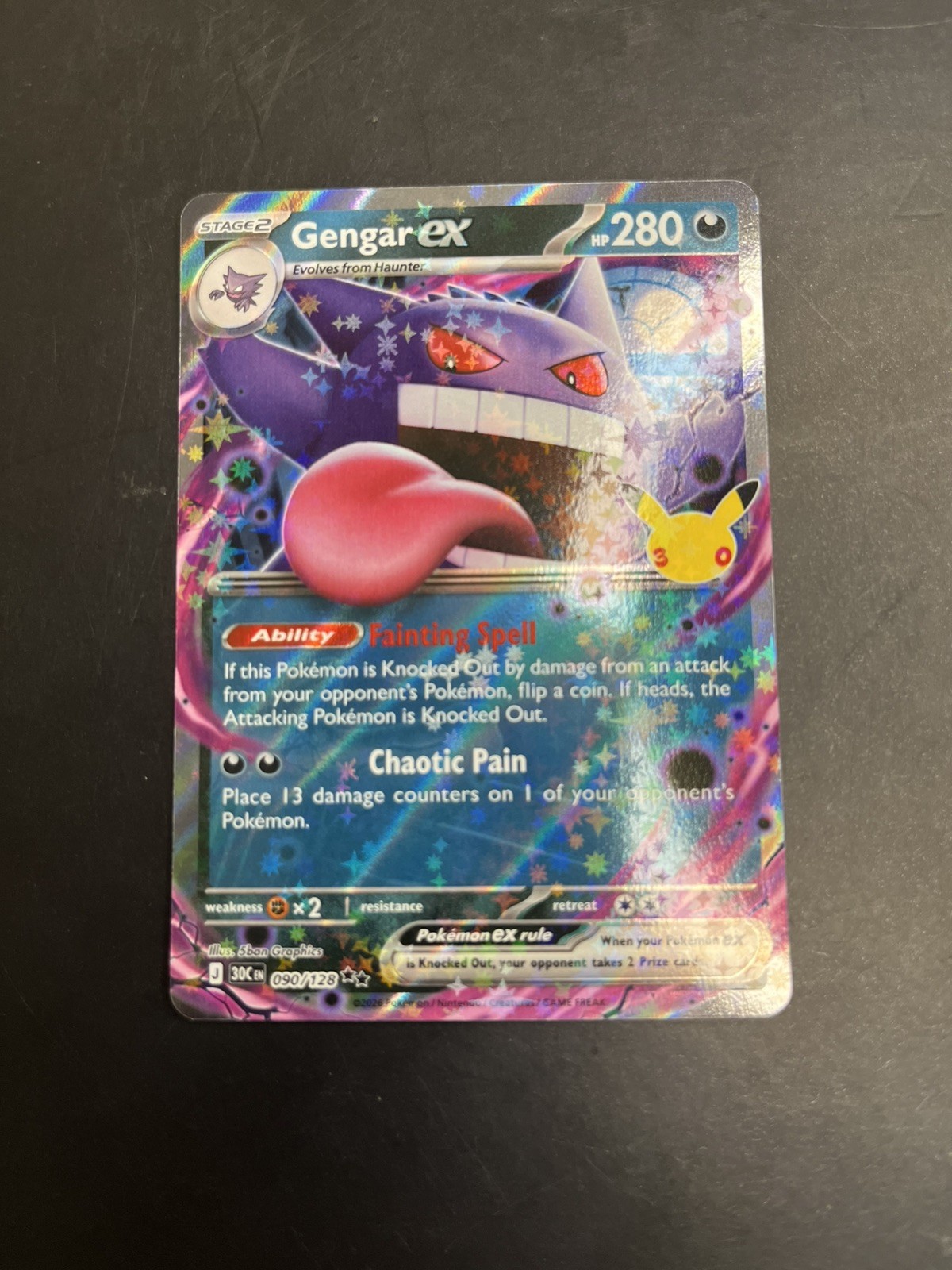 Pokémon TCG Gengar EX 090/128