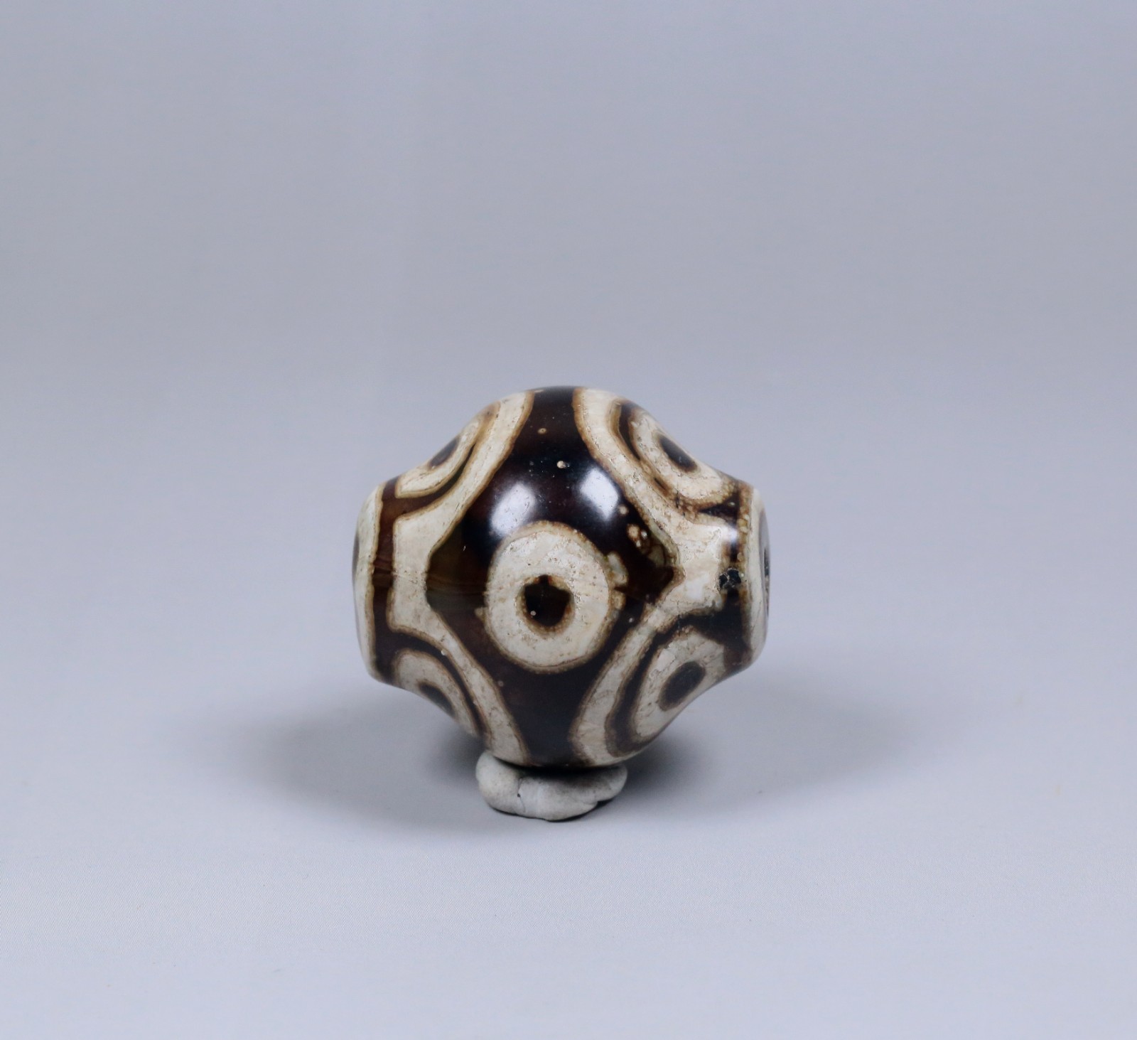 Tibetan Nepalese Himalayan Ancient Old Dzi 9 Eye Talisman Beads Amulet