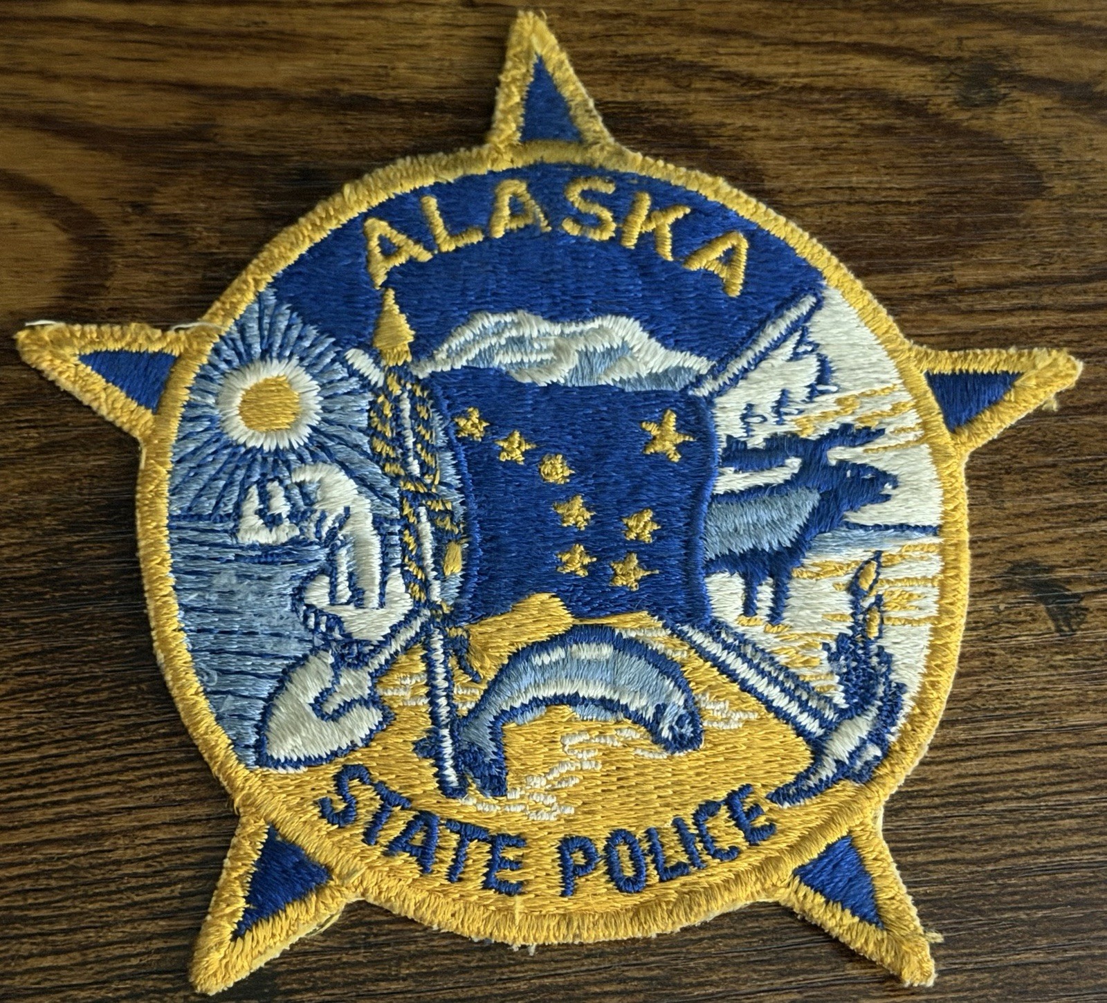 1962-1967 Alaska State Police Patch 1962-1967 Alaska State Police Patch