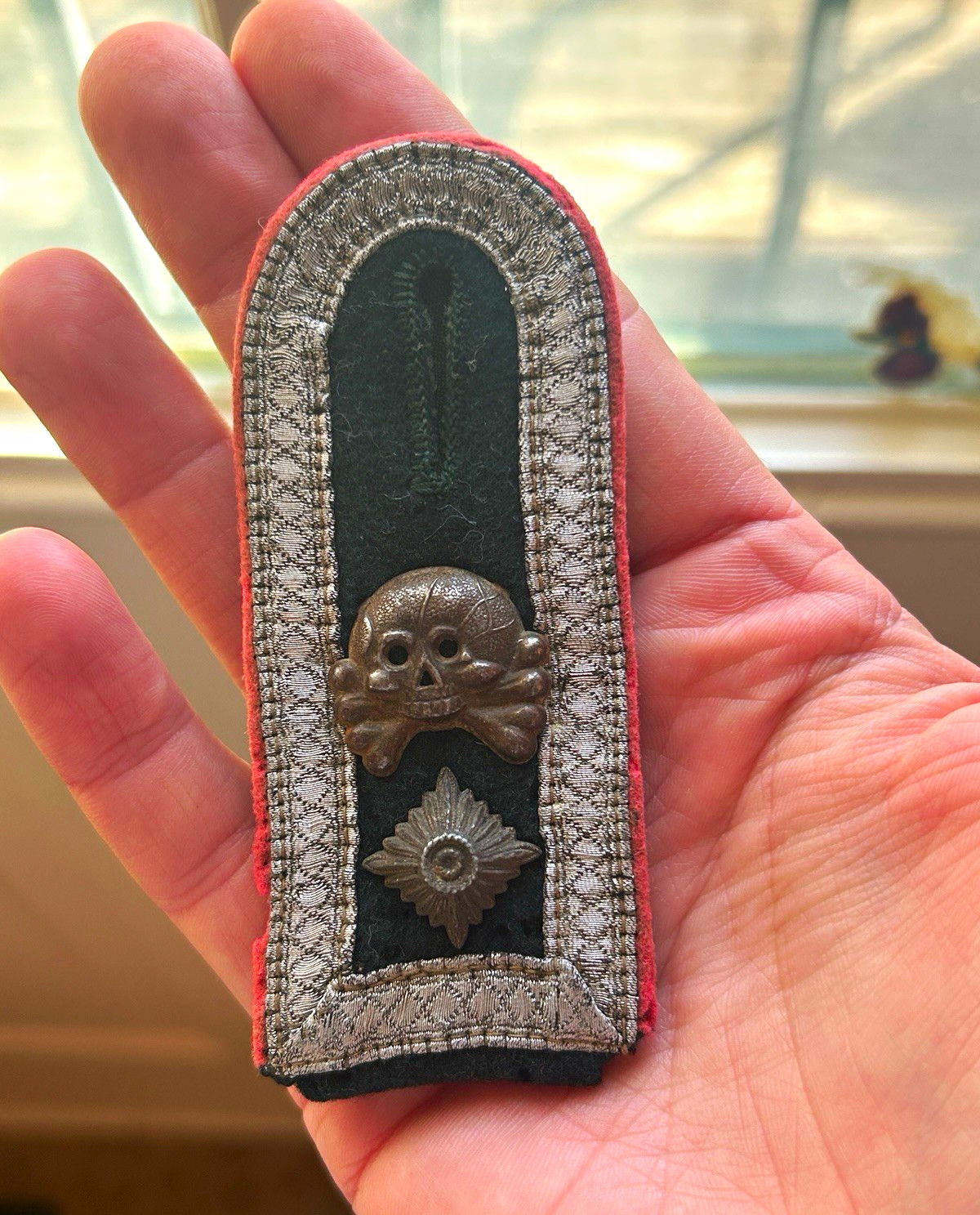 WWII German Panzer Shoulder Board Wehrmacht Original Heer